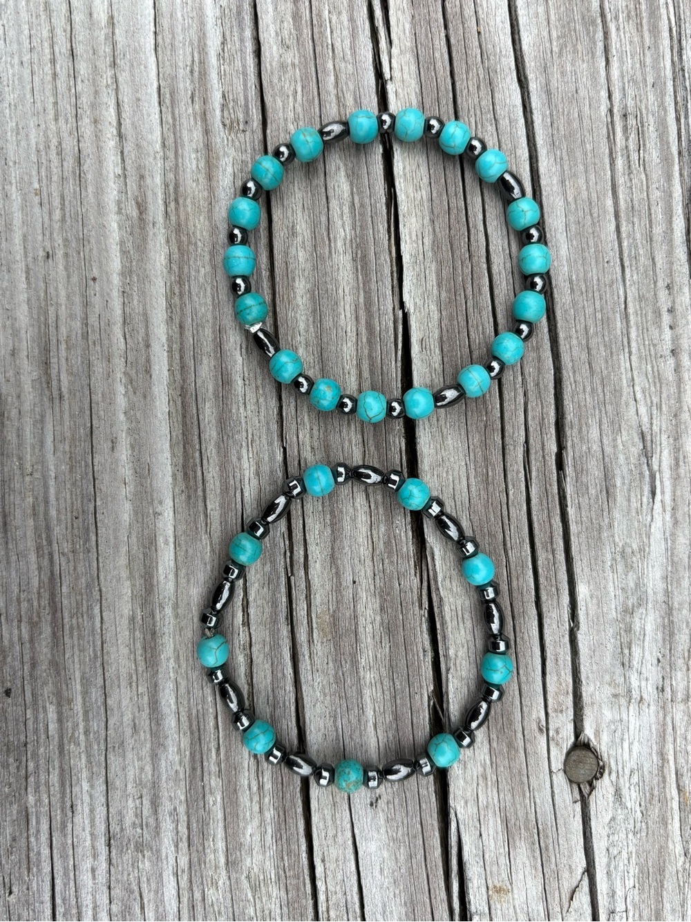 Handmade Stretch Bracelet Stack 6.25in